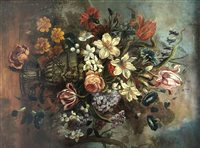 Lot 455 - Manner of Pieter Casteels, still life