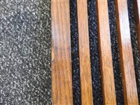 Lot 234 - A set of 8 (6+2) Arts and Crafts oak dining chairs