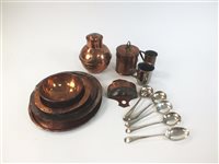 Lot 116 - A collection of copper wares