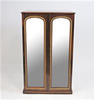 Lot 585 - A Victorian rosewood and gilt metal mounted collectors cabinet
