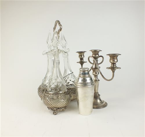 Lot 57 - A large collection of silver plated wares