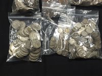 Lot 238 - A collection of British and Foreign silver, cupro-nickel, copper and bronze coinage