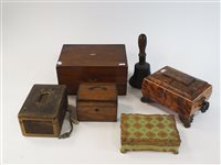 Lot 118 - A collection of boxes