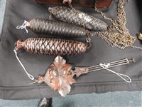 Lot 522 - A Black Forest quarter striking “cuckoo and quail” wall clock