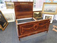 Lot 112 - A Louis XVI style bed frame
