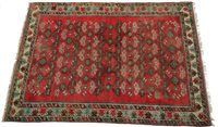 Lot 637 - Large coloured wool Dosemealti style rug