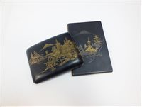 Lot 114 - Two Japanese cigarette cases