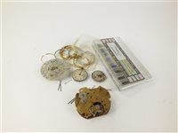 Lot 150 - A large collection of watch parts