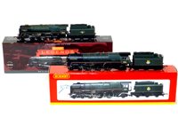 Lot 191 - Hornby (China) Flying Dutchman & Evening Star Locomotives (2)