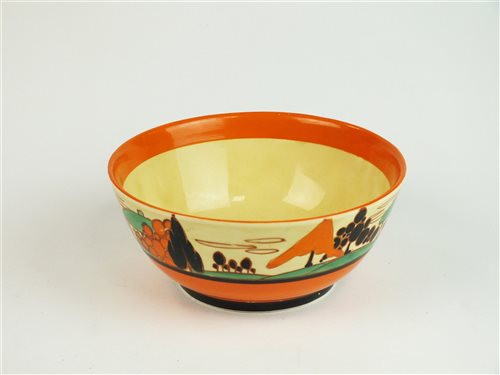 Lot 54 - A Clarice Cliff Bizarre bowl