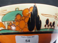 Lot 54 - A Clarice Cliff Bizarre bowl