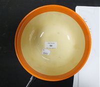 Lot 54 - A Clarice Cliff Bizarre bowl