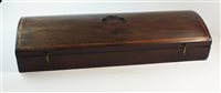 Lot 172 - Inlaid mahogany shotgun case