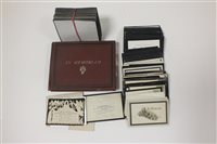 Lot 33 - IN MEMORIAM ALBUM containing 20 cards 1856-1875