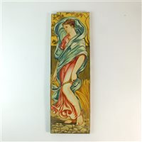 Lot 64 - A pair of Victorian tiles