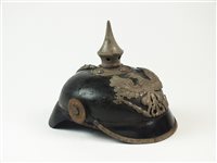 Lot 169 - An Imperial German Prussian pickelhaube