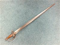Lot 153 - An 18th century Continental Walloon-type sword