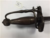 Lot 153 - An 18th century Continental Walloon-type sword