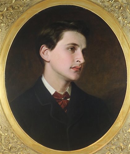 Lot 312 - Portrait of Frank Dicksee.
