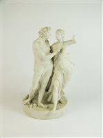 Lot 89 - A Victorian parian figural group