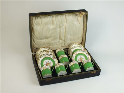 Lot 60 - A Copeland Spode 'Regent' coffee and dessert service