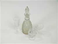 Lot 115 - Webb and other crystal glassware