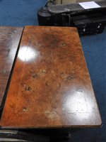 Lot 245 - A reproduction figured walnut bachelor's chest