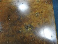 Lot 245 - A reproduction figured walnut bachelor's chest