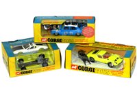 Lot 249 - Corgi Lamborghini Miura, Ghia Mangusta & Rally Hillman