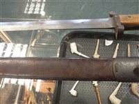 Lot 153 - An 1888 Lee Metford bayonet and scabbard