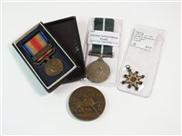 Lot 207 - Four assorted medals