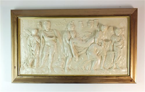 Lot 75 - Wedgwood 'Death of a Roman Warrior' Plaque