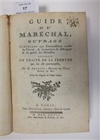 Lot 17 - LAFOSSE, Philippe-Étienne, Guide du Maréchal, Paris 1767