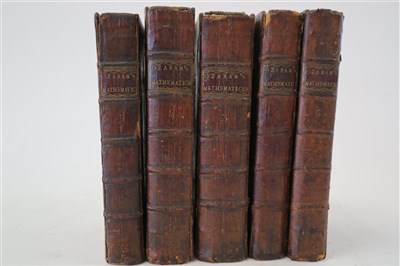 Lot 135 - OZANAM, Jacques. Cursus Mathematicus: or, A Compleat Course of the Mathematicks