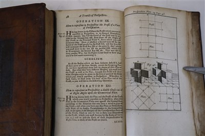 Lot 135 - OZANAM, Jacques. Cursus Mathematicus: or, A Compleat Course of the Mathematicks