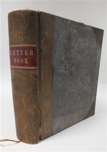 Lot 28 - LETTER COPYING BOOK 1909-11