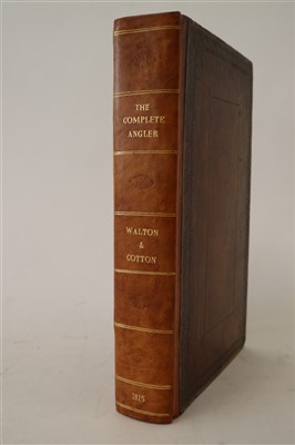 Lot 138 - WALTON, Isaac, The Complete Angler