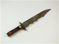 Lot 149 - A Californian bowie knife and a hunting knife