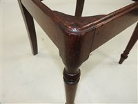 Lot 149 - A set of five late Regency mahogany dining chairs