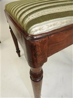 Lot 149 - A set of five late Regency mahogany dining chairs