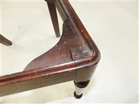 Lot 149 - A set of five late Regency mahogany dining chairs