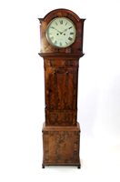 Lot 503 - A Regency mahogany longcase clock