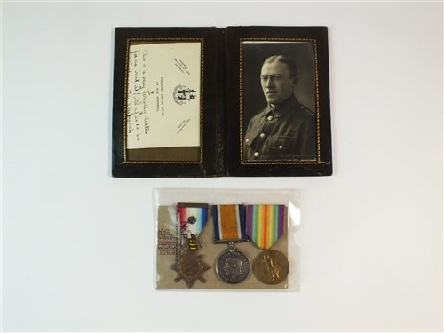 Lot 219 - WW1 Mons Star medal group