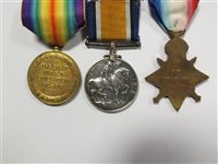 Lot 219 - WW1 Mons Star medal group