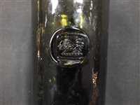 Lot 4 - A cylindrical wine bottle with seal for David Pugh, Welshpool