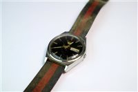 Lot 31 - Two steel Seiko 5 watches.