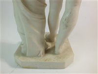 Lot 53 - A Minton parian group of Cupid and Psyche