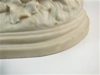 Lot 295 - A Copeland parian group after P.J Mene and one further parian group