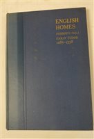 Lot 115 - TIPPING, H Avray, English Homes, Period II vol I Early Tudor, 1485-1558
