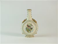 Lot 73 - A Royal Worcester moon flask